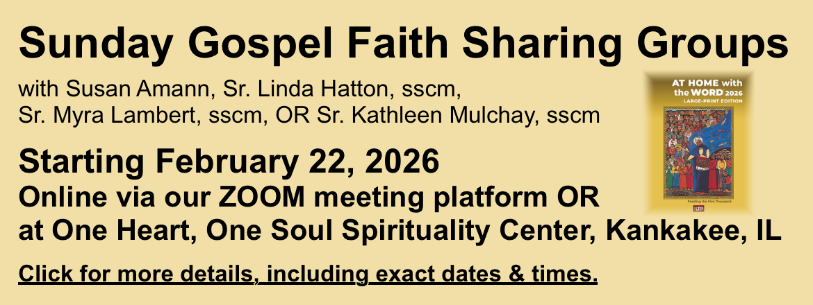 Sunday Gospel Faith Sharing
